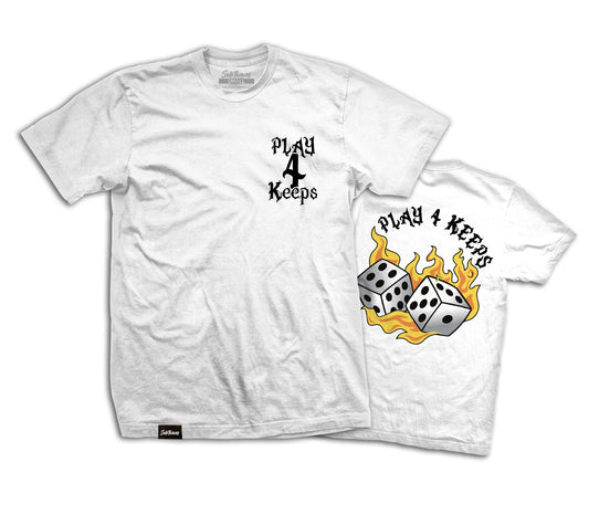 Play 4 Keeps Tee - White