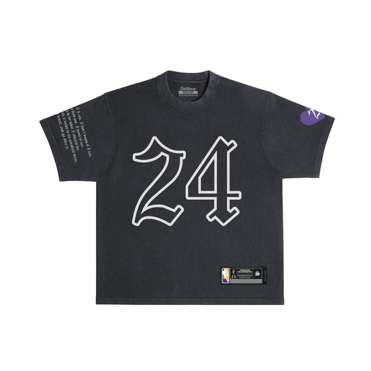 8/24 Puff Oversized Tee - Mamba Black