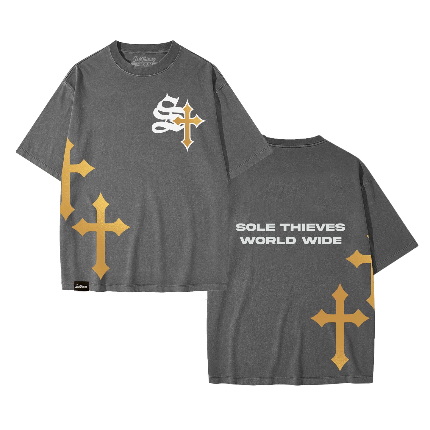 ST Worldwide Oversized Tee - Concrete