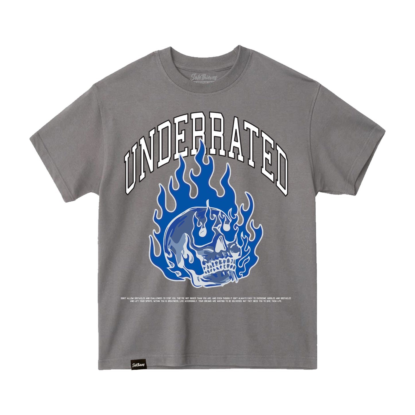 Underrated Oversized Tee - Charcoal