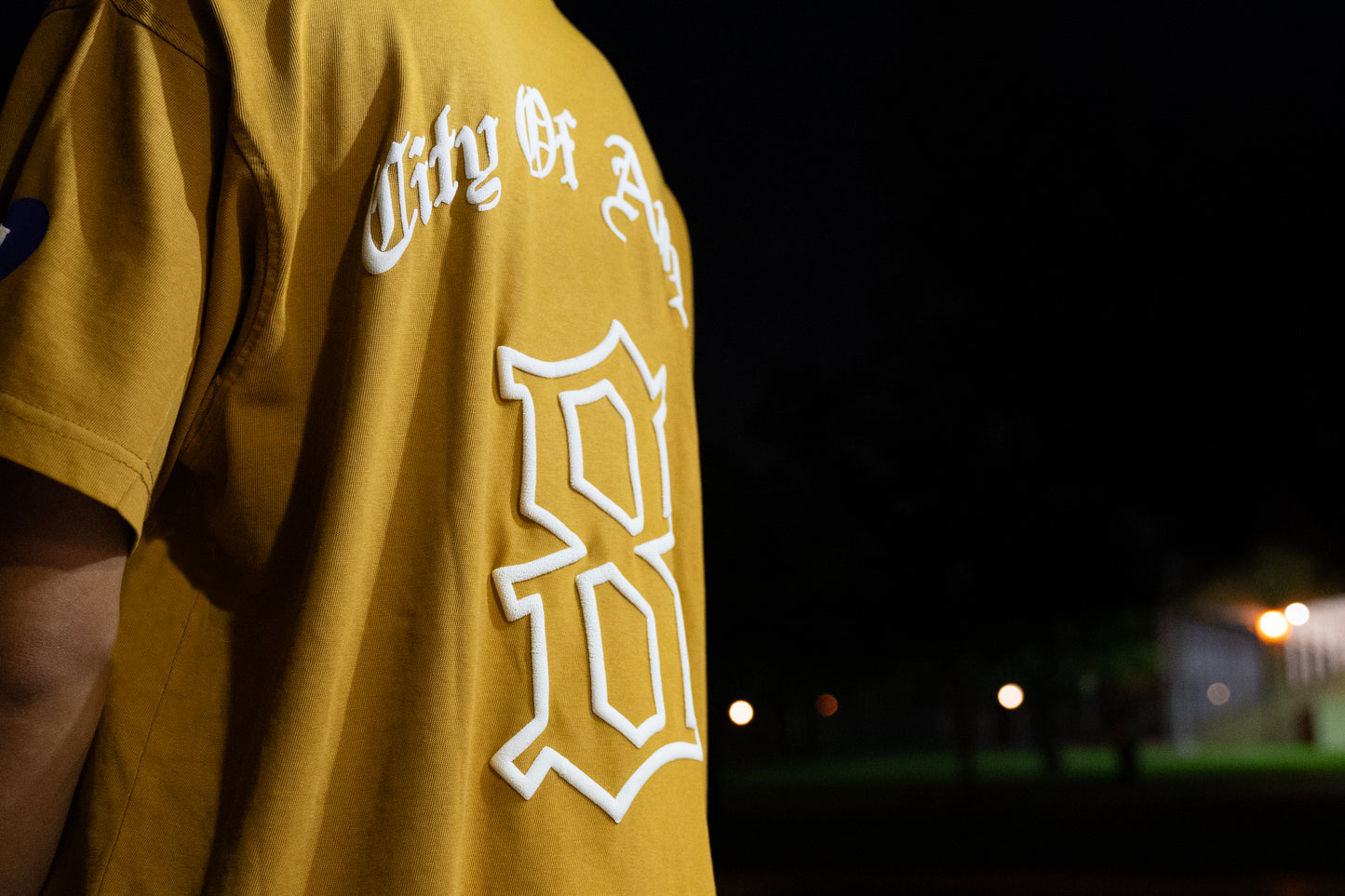 8/24 Puff Oversized Tee - 24k Gold