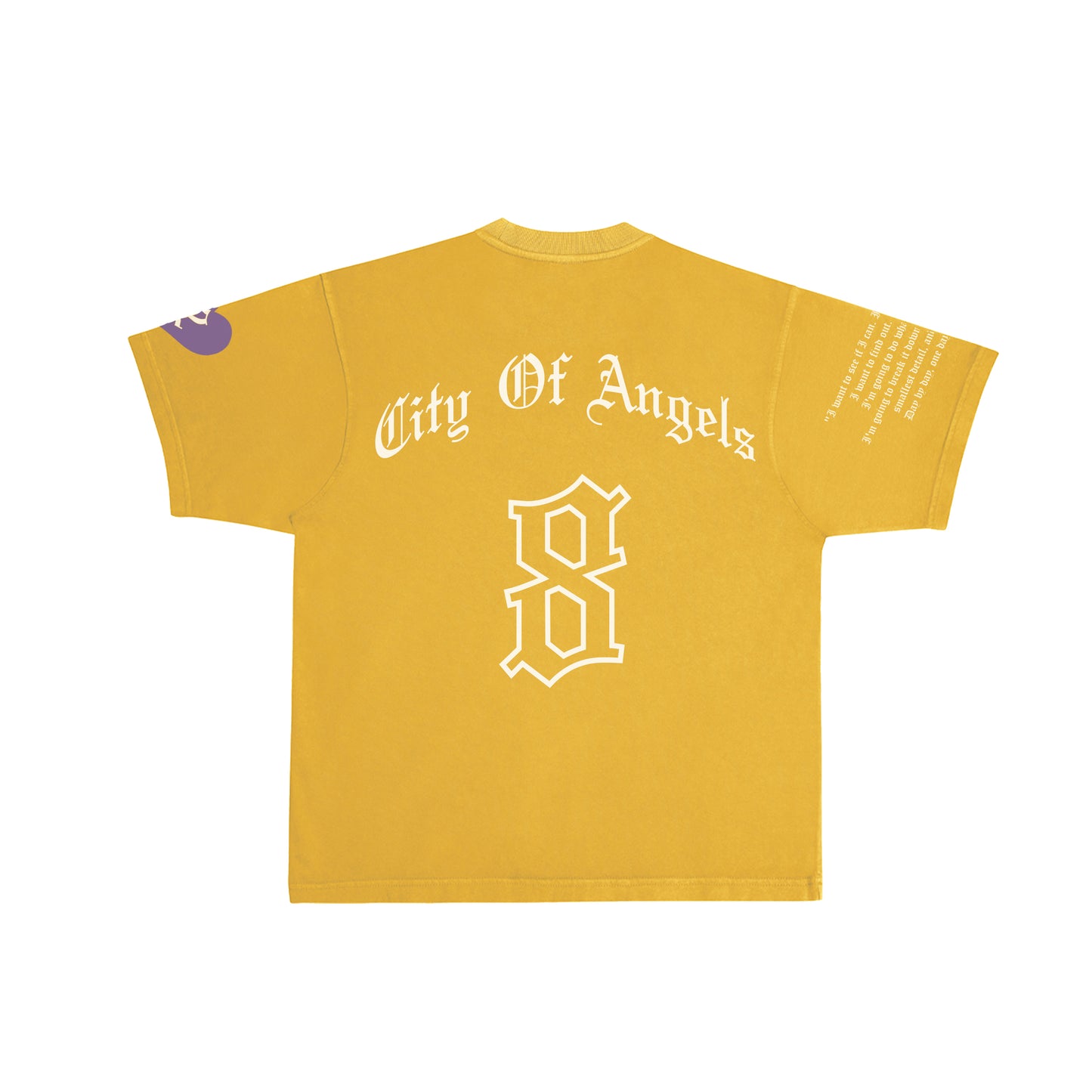 8/24 Puff Oversized Tee - 24k Gold