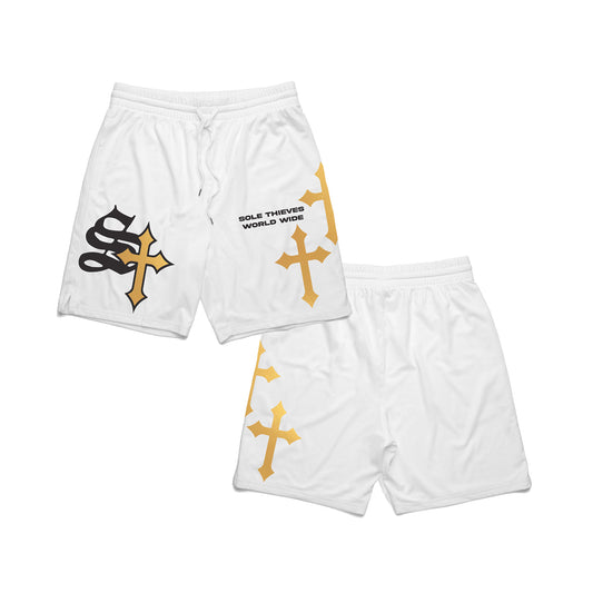 ST Worldwide Mesh Shorts - White